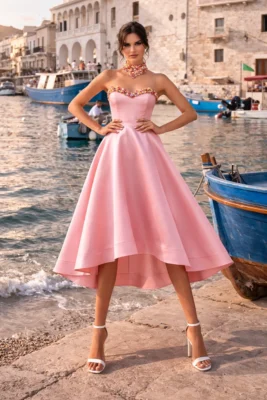 κοκτέιλ φόρεμα για βάπτιση